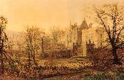 Knostrop Hall, Early Morning Atkinson Grimshaw